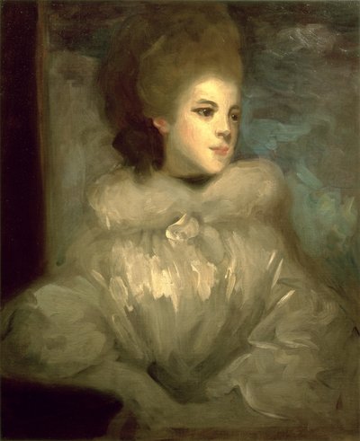 Mevrouw Francis Abington (1737-1815), naar Joshua Reynolds (1723-92), c.1890 door John Singer Sargent